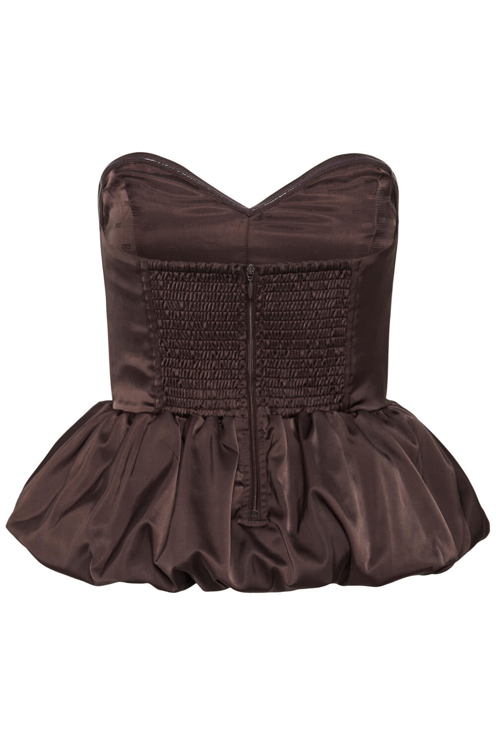 Zelva Corsage top – Deep Plum